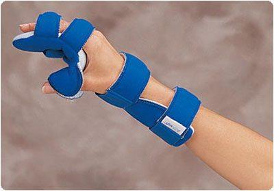 Air-Soft Resting Hand Splint large/Left 3-3/8" to 3-3/4"