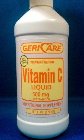 Vitamin C Liquid 500mg/5ml. 16oz.