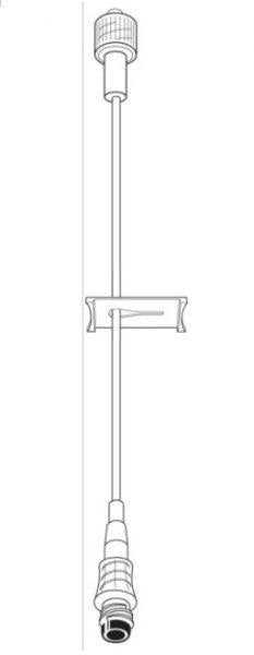 IV Interlink Catheter Extension Set 8" Length 0.4mL