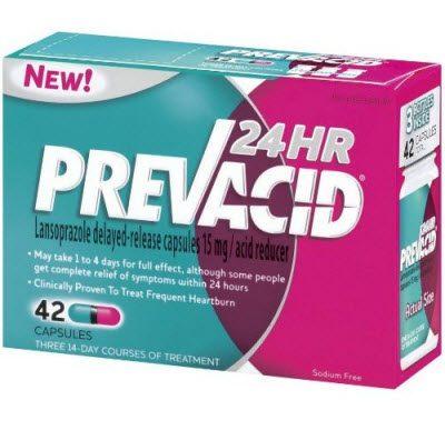 Prevacid 24 hour OTC Capsules (Lansoprazole 15mg) 42's