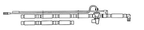 Ventilator Circuit, Single Lumen (PB 2800) 1/8" & 1/4" 15/cs