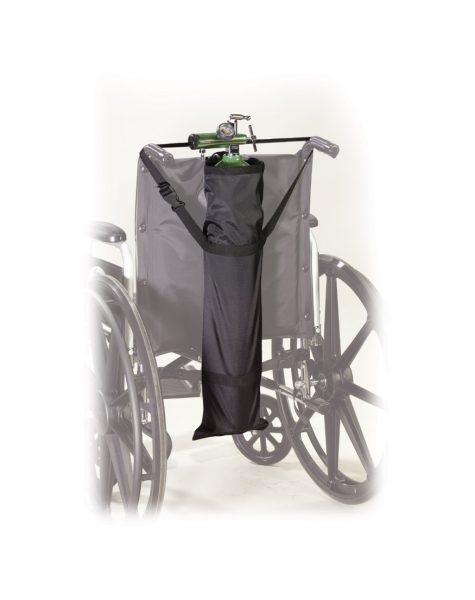 Oxygen Tank Holder Bag for Wheelchair O2 Holder Deluxe Wheelchair Carry Pouch for Oxygen Cylinders