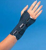 Wrist Splint, D-Ring Cock-Up Wrist Splint, Left Size: M 3-1/2"- 4"