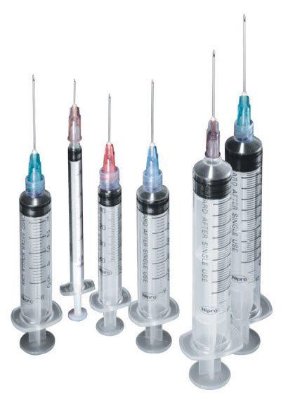 Syringe Luer Lock Tip 3cc 25Gx1-1/2" Needle 100ea/bx