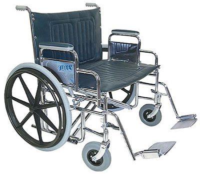 Tuffy Bariatric Wheelchair 22"W x 20"D w/ Swingaway Footrests