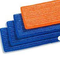 Microfiber Flat Mop, Blue 18-inch