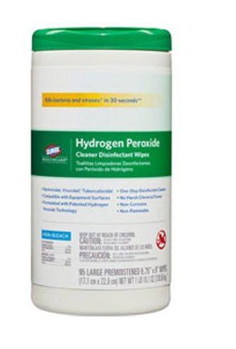 Clorox Healthcare Hydrogen Peroxide Disinfectant Wipe 95ea/tub