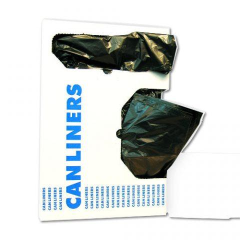 Liners 38"x58" 1.2mil 60 Gal Black Roll 100/cs