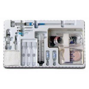 Thoracentesis Paracentesis Tray with Catheter 8fr 4.75" 3 Way 10ea/cs