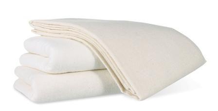 Bath Blanket 70x90 Blend 1.75lb Bleached White