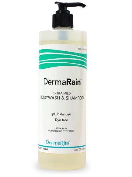 DermaRain X-Mild Shampoo & Cleanser for Sensitive Skin 16oz