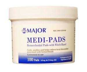 TucksType Hemorrhoid Pads with Witch Hazel 100's