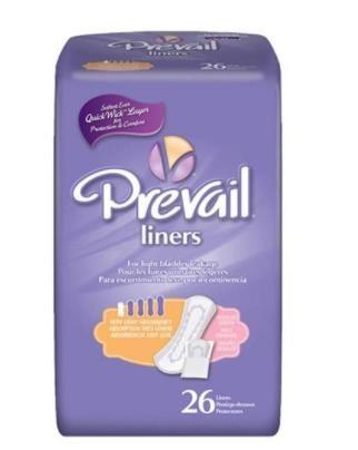 Prevail Pant Liner, Very Light 7.5" 26/bg 12/bg/cs (312)