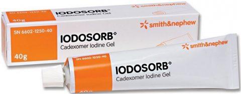 Iodosorb, Iodine 0.9% Gel Dressing, 40gr Tube