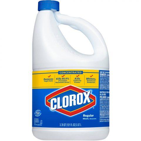 Bleach, Household (8.25%) w/ Germicidal 121oz 3ea/cs