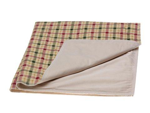 Chair Pad 18x24 6.5oz Plaid/Vinyl Back Reusable 60ea/cs