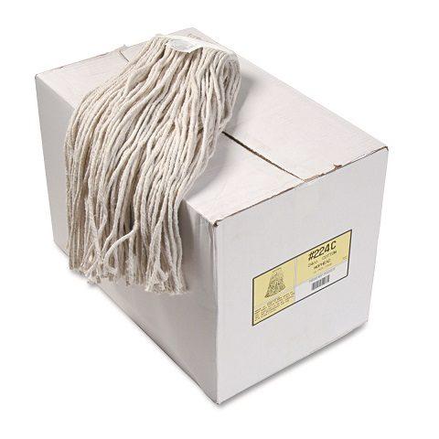 Wet Mop Heads Premium Cut-End Cotton White