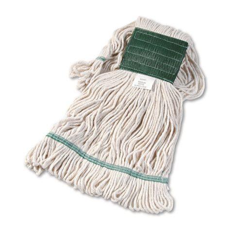 Super Loop Wet Mop Head Cotton/Synthetic Blend White Medium