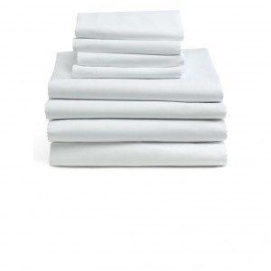 Flat Sheet T180 Heavyweight 55/45 Blend 66x115 12ea/pk