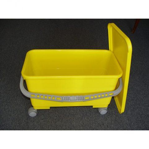 Microfiber Mop Bucket with Wheels and Airtight/Water tight Lid 2ea/cs