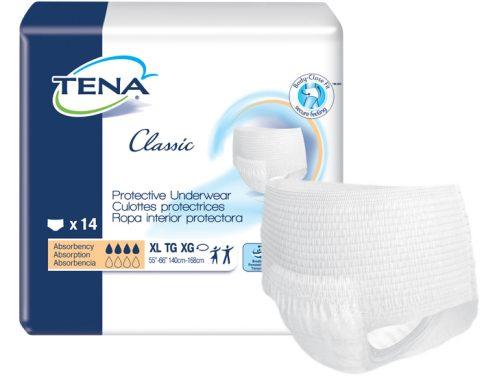 Tena Classic Protective Underwear X-Large 55"-67" - 14/pk 4pk/cs (Case of 56)