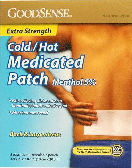 Icy Hot Balm (5% Menthol) BenGay Type Patch Large 3.93"x7.87"