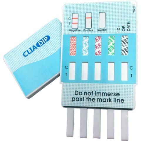 5 Panel Drug Test Urine Multi Drug Testing Dip Card