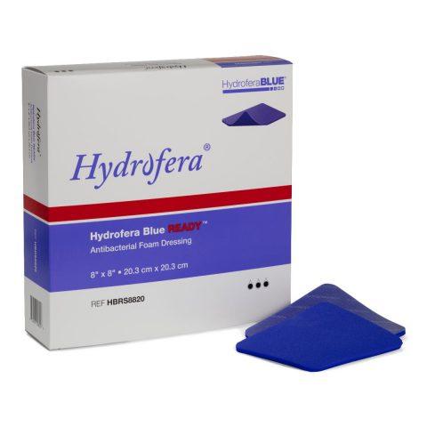 Hydrofera Blue Ready Foam Dressing w/ Waterproof Film Backing 8"x 8"