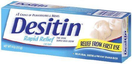 Desitin Diaper Rash Cream Rapid Relief 4oz