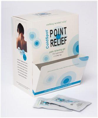 Point Relief ColdSpot Lotion Gel Packet 5gm - 100ea/bx