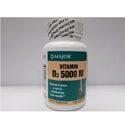 Vitamin D (D3) 5000 IU 125mcg Capsules 100's