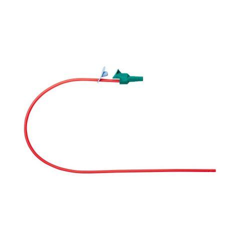 Open Suction Catheters 14fr Whistle Tip Red Poly-Cath