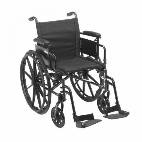 Wheelchair Cruiser X4 Adjustable Swing Arm Swing Feet 18"