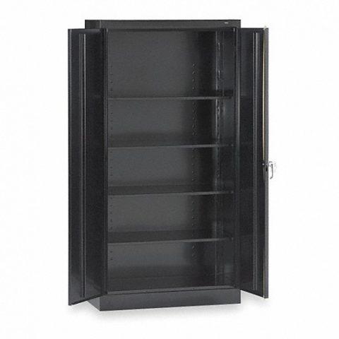 Tennsco's Standard Storage Cabinet 5 Shelves 36" x 24" x 72" Black