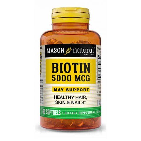 Biotin 5000mcg Gel 60's