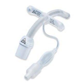 Bivona Flextend TTS Pediatric Straight Neck Flange Cuffed Trach Tube Size 4.5mm