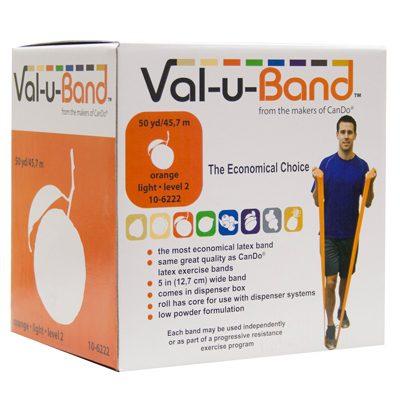 Val-u-Band Low Powder Exercise Band 50yrds Orange