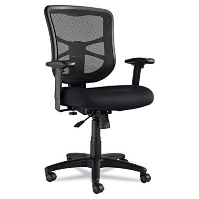 Alera Elusion Series Mid Back Swivel Tilt Chair Mesh Weight Cap 275 lbs Black