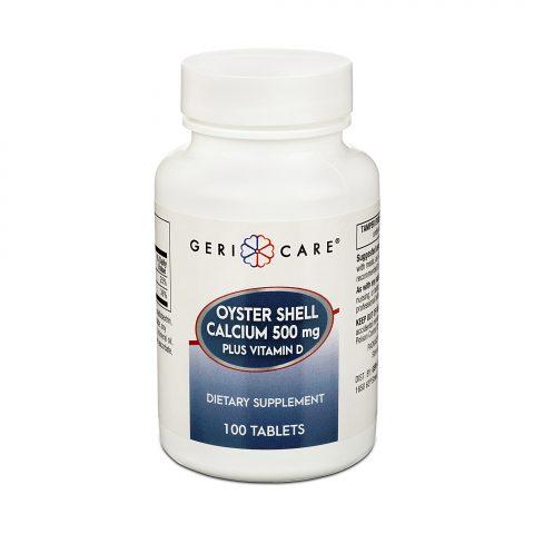 OsCal Calcium 500mg w/Vitamin D (200 IU) Tabs (Oyster Shell), 500mg. 100's