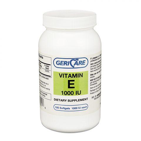 Vitamin E-1000iu Softgels, 100's Each