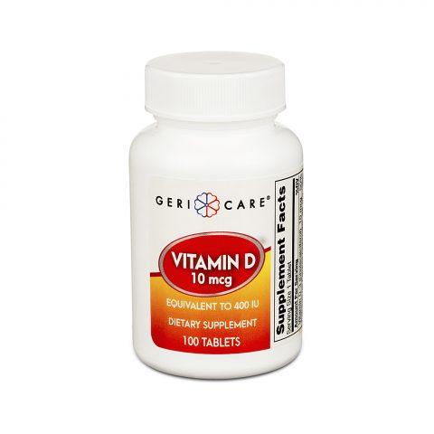 Vitamin D (D3) 400IU Tabs 100's