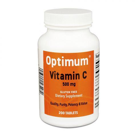 Vitamin C (Ascorbic Acid) Tabs 500mg 200's