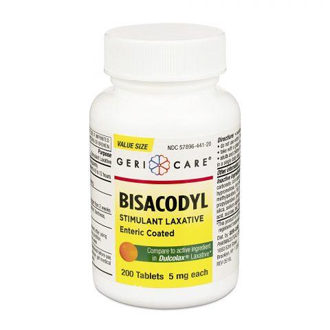 Bisacodyl Tabs 5mg (Dulcolax Gen) 200's