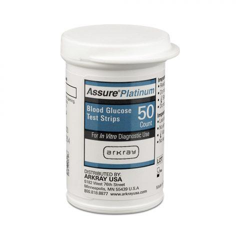 ASSURE PLATINUM Glucose Test Strips 50 Each