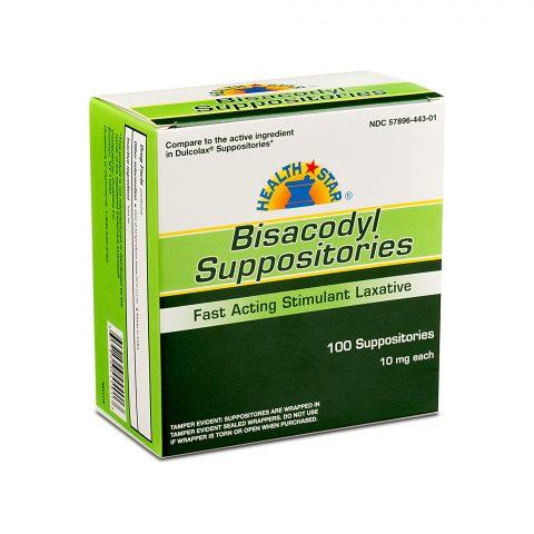 Bisacodyl Suppositories Dulcolax Gen, 10mg