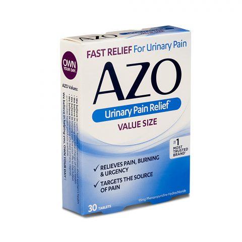 AZO Standard Tablets (PHENAZOPYRIDINE HCL) 30's