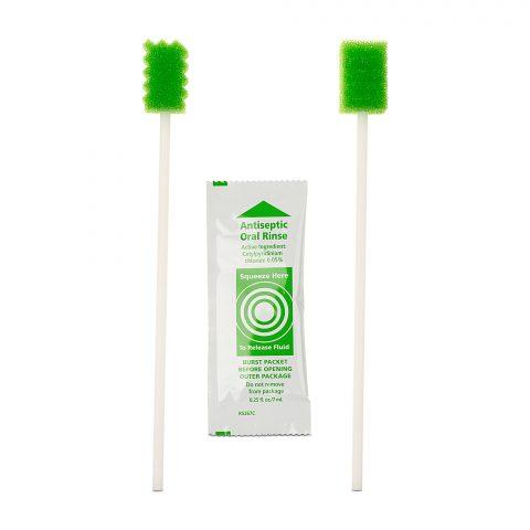 Toothette Plus Swab with Alcohol Free Mouthwash 50ea/bx