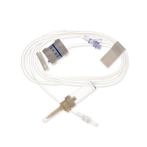 Adult IV Sets w/ Flow Controller 100" 1-Y Needle Free Site