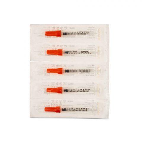 Syringes Safety Insulin 1/2cc 29g x 1/2" 100ea/bx