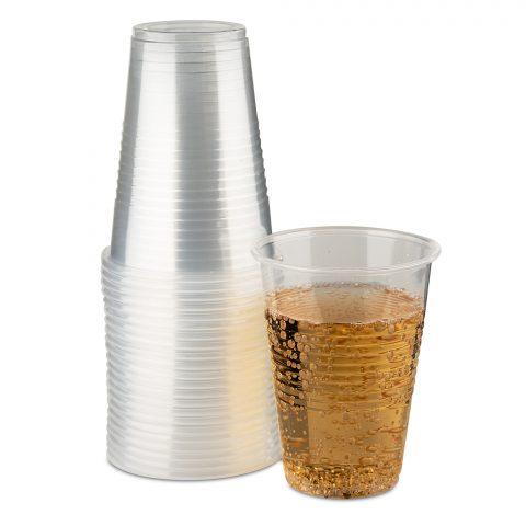 Cups, Clear Plastic Cold 9 oz. (100/bg 25bg/cs) 2500/cs